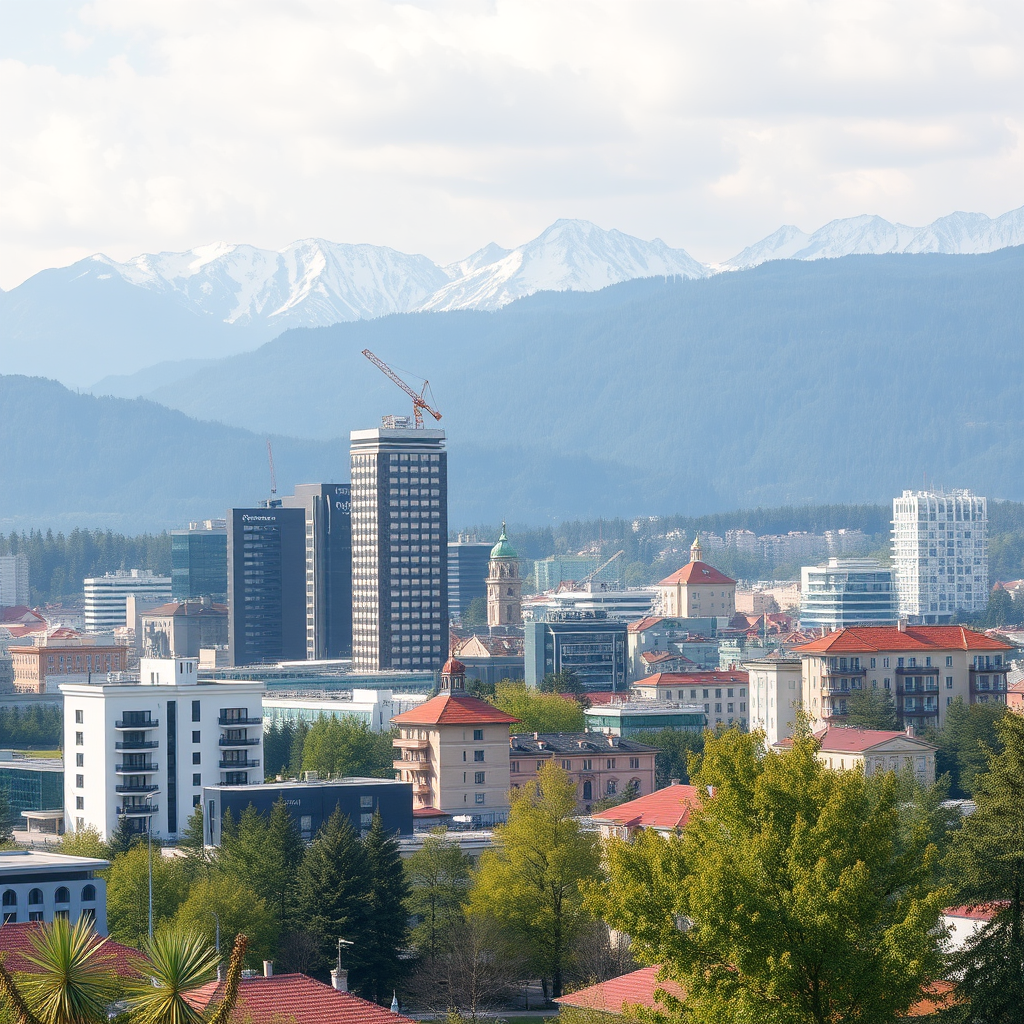 Mobilné platobné riešenia s bezpečným šifrovaním a integráciou so slovenskými bankami na pozadí moderného mesta pod Tatrami