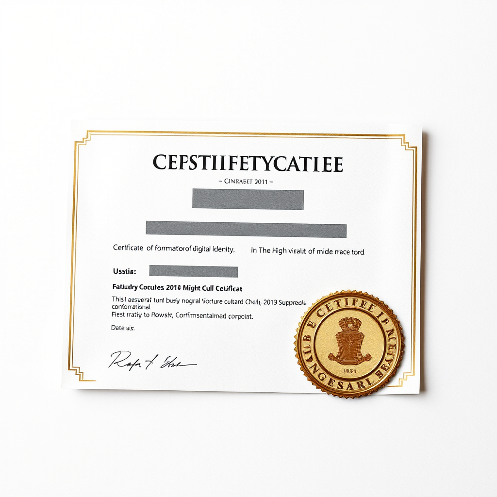 Úspešné potvrdenie digitálnej identity s certifikátom a bezpečnostným pečatkou